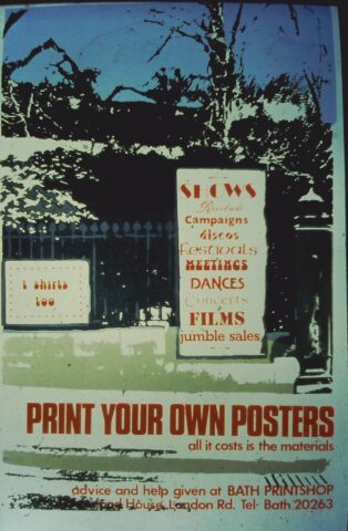 Bath Printshop poster
